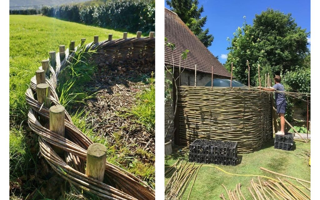 Check This DIY Woven Fence Idea