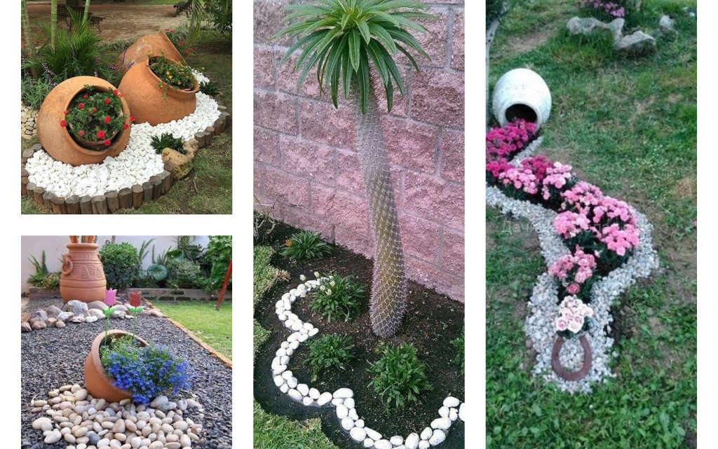 Affordable Pebble Garden Decor Ideas