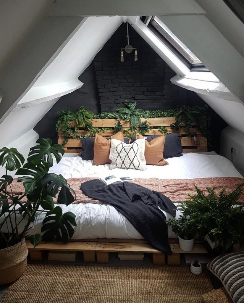 Headboard Attic Bedroom