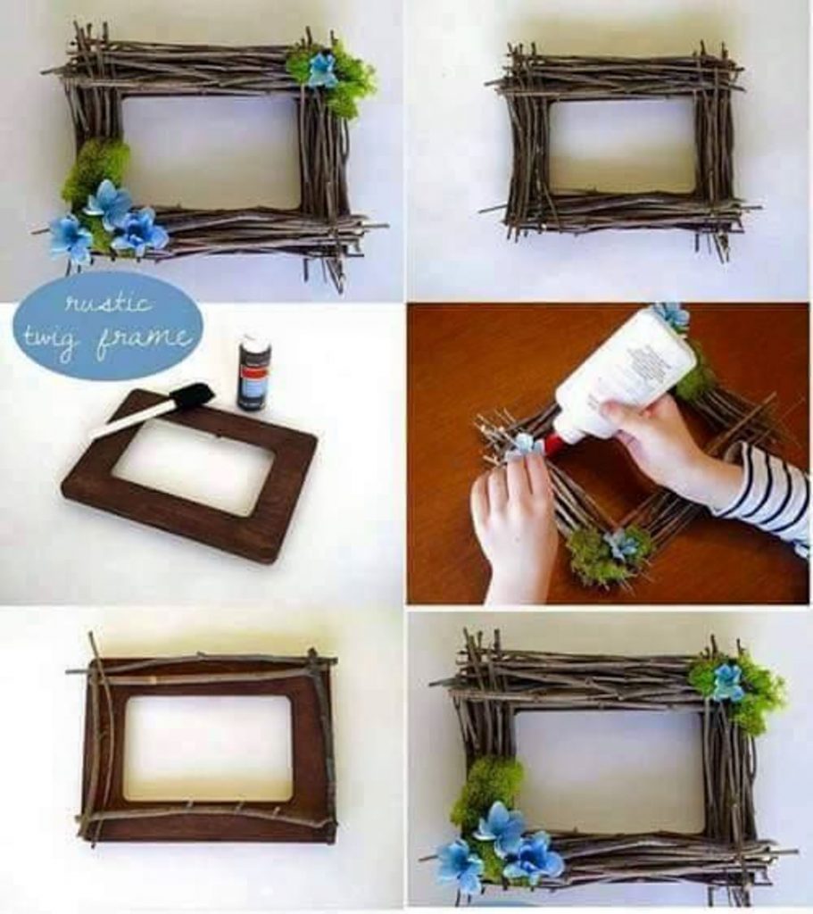 tree branches photo frame