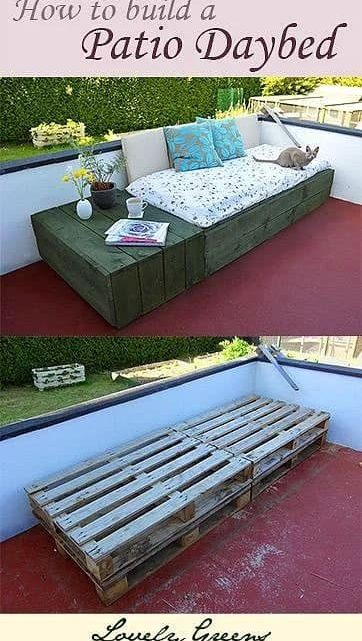 How to Build a Patio Daybed