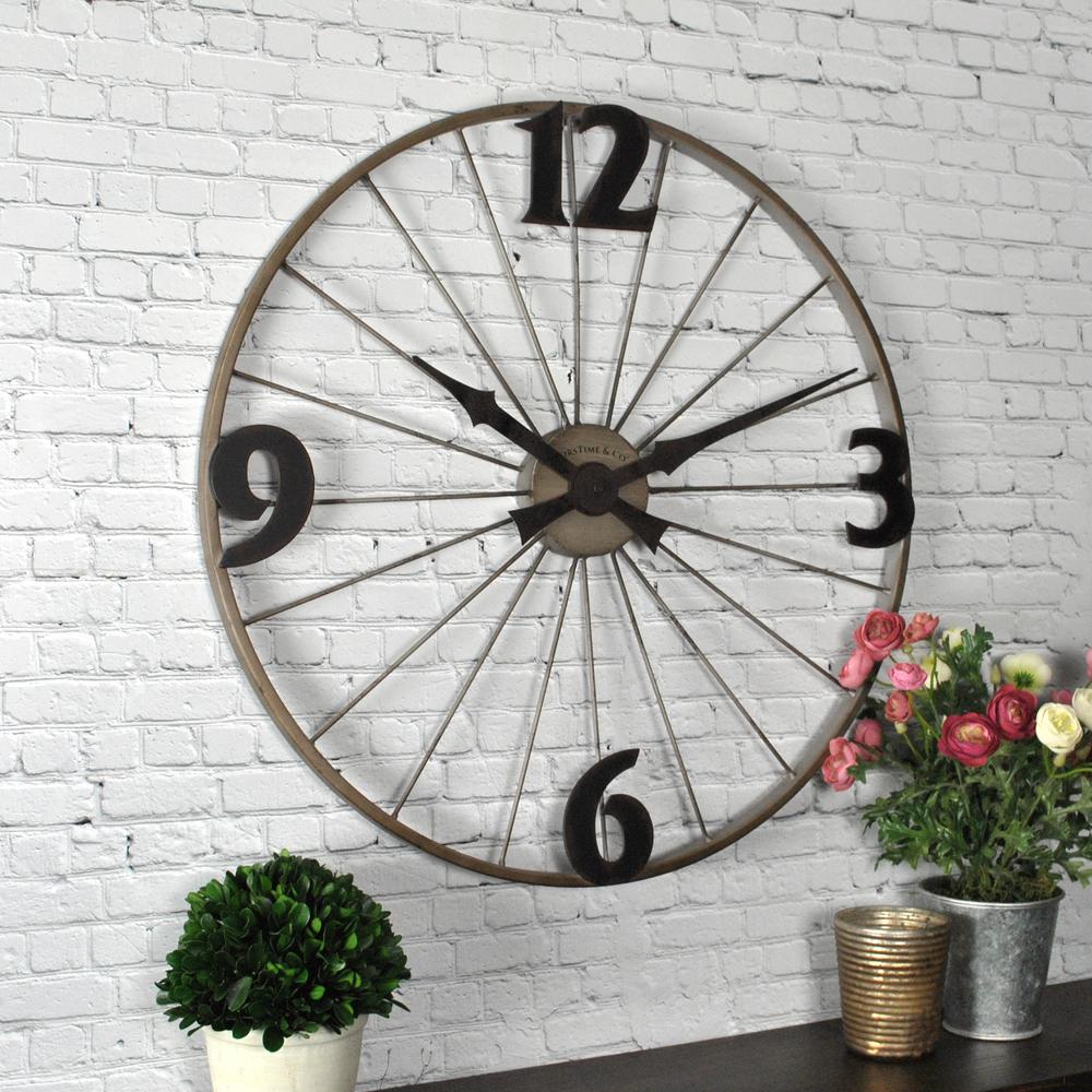 wheel wall clock